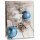 Bambelaa! 12 Stück Geschenktüten Weihnachten Geschenktaschen Groß Papiertüten Weihnachtstüten 157 g Papier Weiß Blau Glänzend (Ca. 25x8,5x34 cm)