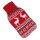 Bambelaa! 2er Set Große Wärmflaschen Bettflaschen Flauschbezug zwei Designs Rot & Schwarz Wärmekissen Strickmuster Winterdesign (2 x 2 Liter)
