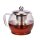 Bambelaa! Teekanne mit Stövchen Siebeinsatz Glas Set Tee Glaskanne Teebereiter Kaffeekanne Teesieb Kanne Teewärmer ca.1,2 Liter
