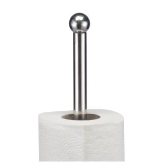 Toilettenpapierhalter-Ersatzroller, 2 Stück – Universaler Chrom-Rollenhalter Aus Kunststoff Mit Federstange