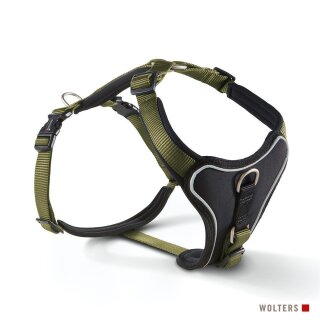 Professional Comfort Geschirr Gr.0 (30-35 cm x 1,5 cm olive/schwarz)