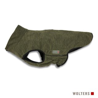 Fleecejacke Casual 36 cm olive meliert