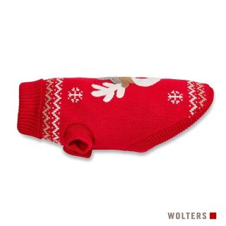 Strickpullover Rudi 40 cm rot