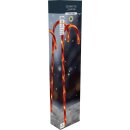 Bambelaa! LED Zuckerstangen 4er Set Gartenstecker Rot Weiß 74 cm